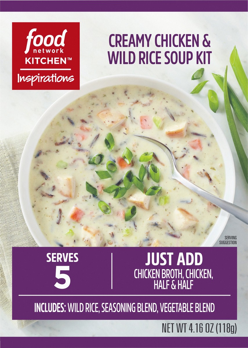 slide 13 of 13, Food Network Kitchen Inspirations Creamy Chicken & Wild Rice Soup Meal Kit, 4.16 oz Box, 4.16 oz