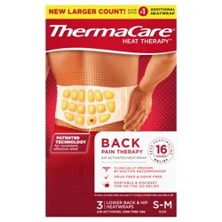 Thermacare Pain Relief Patch Small & Mediumium Lower Back & Hip