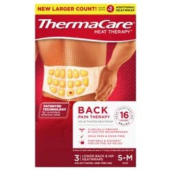 Thermacare Pain Relief Patch Small & Mediumium Lower Back & Hip