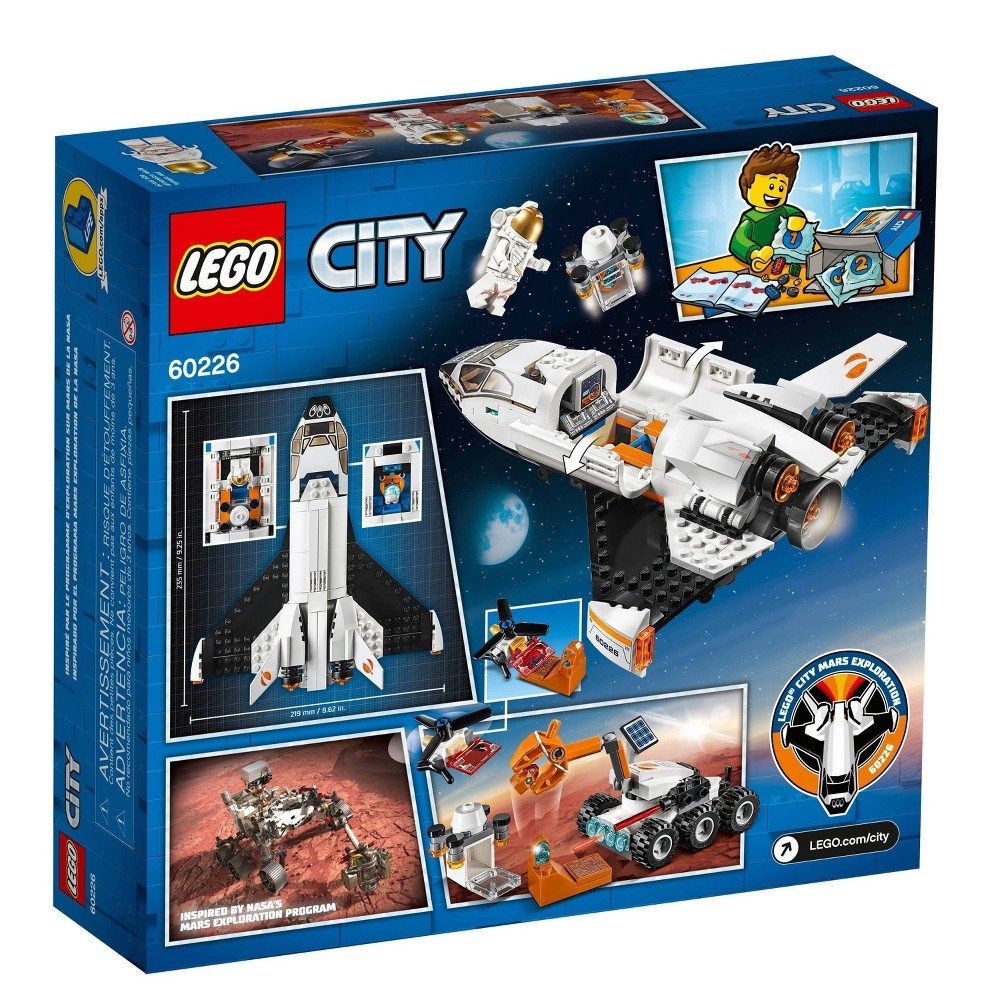 slide 2 of 5, LEGO City Space Mars Research Shuttle 60226 Set, 1 ct