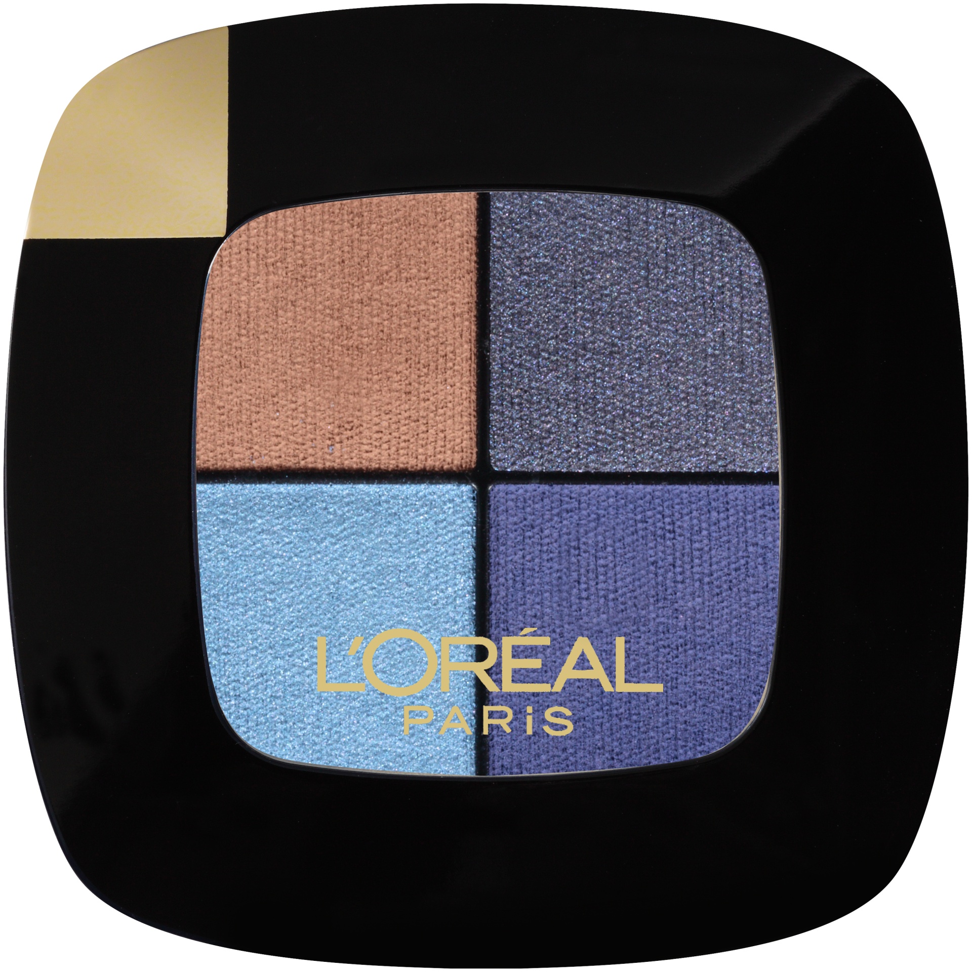 slide 2 of 5, L'Oréal Colour Riche Eyeshadow Quads - Bleu Nuit 108, 10 oz