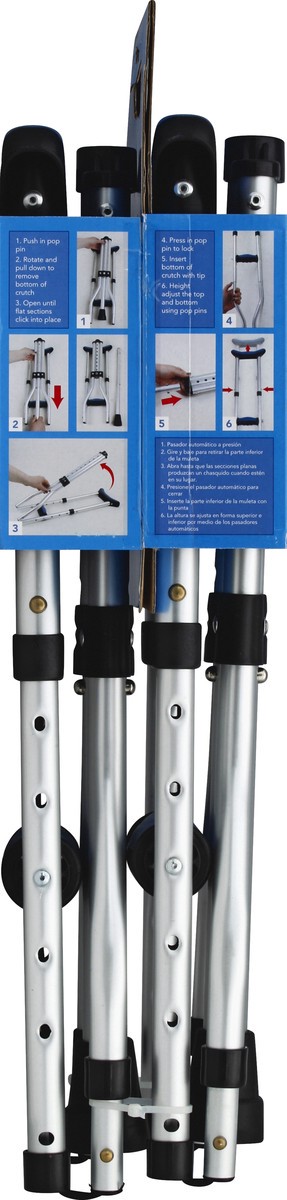 slide 4 of 5, Carex Crutches 1 ea, 1 ct