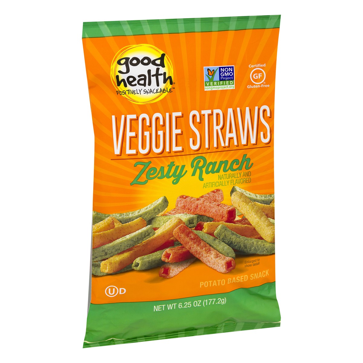 slide 7 of 10, Good Health Zesty Ranch Veggie Straws 6.25 oz, 6.25 oz