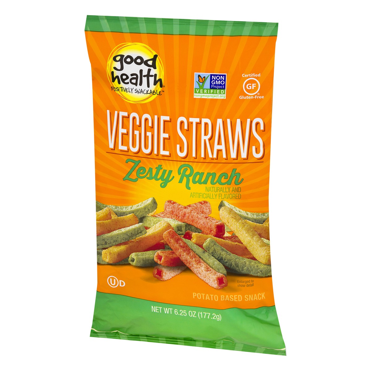 slide 10 of 10, Good Health Zesty Ranch Veggie Straws 6.25 oz, 6.25 oz