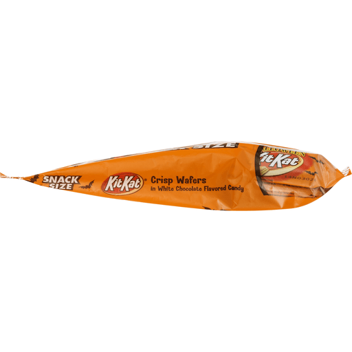 slide 9 of 9, KIT KAT Orange-Colored Halloween Treats Snack Size Candy, 10.29 oz