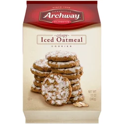 Archway Cookies Iced Oatmeal Crispy Cookies