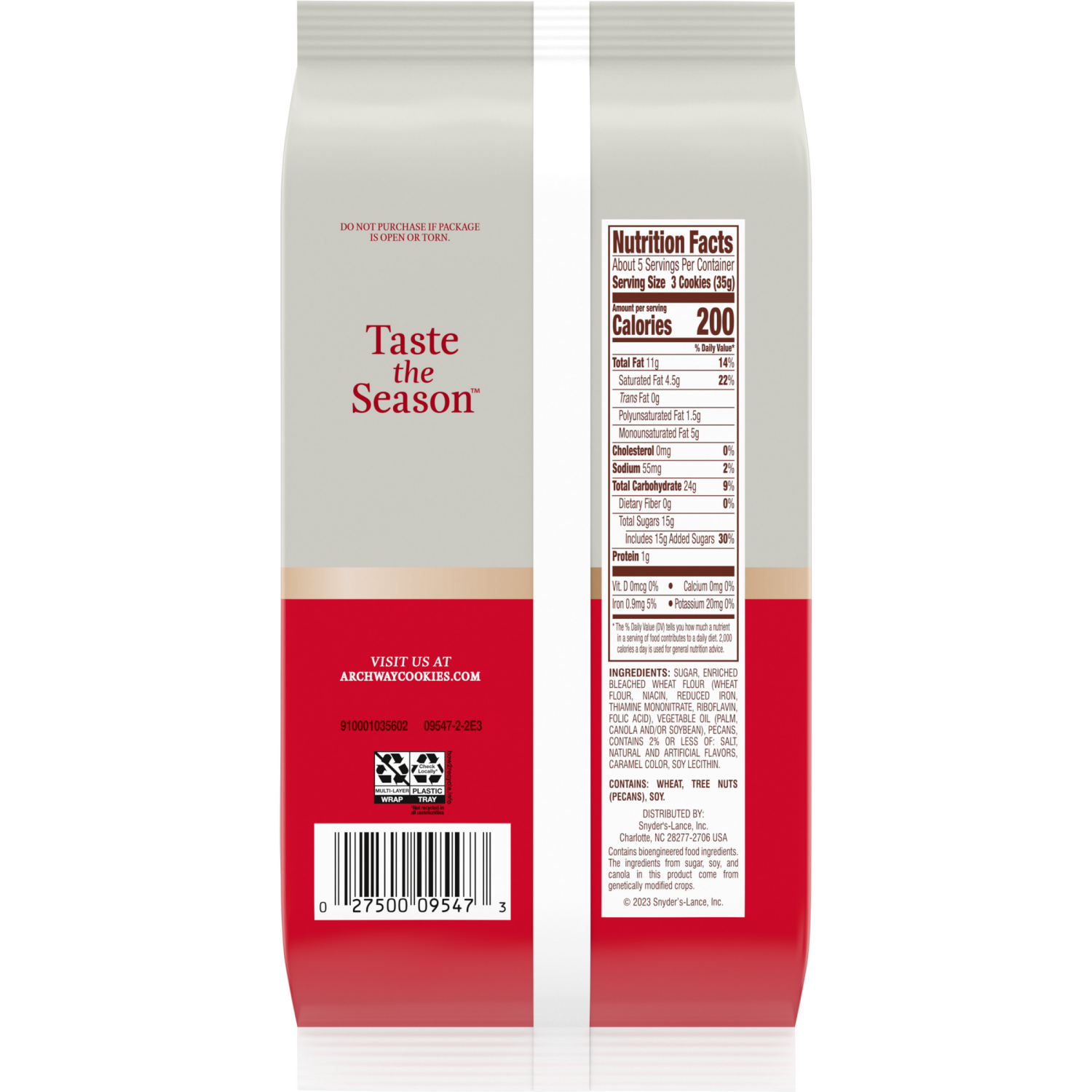 slide 2 of 5, Archway Cookies Wedding Cake Holiday Cookies, 6.000 oz