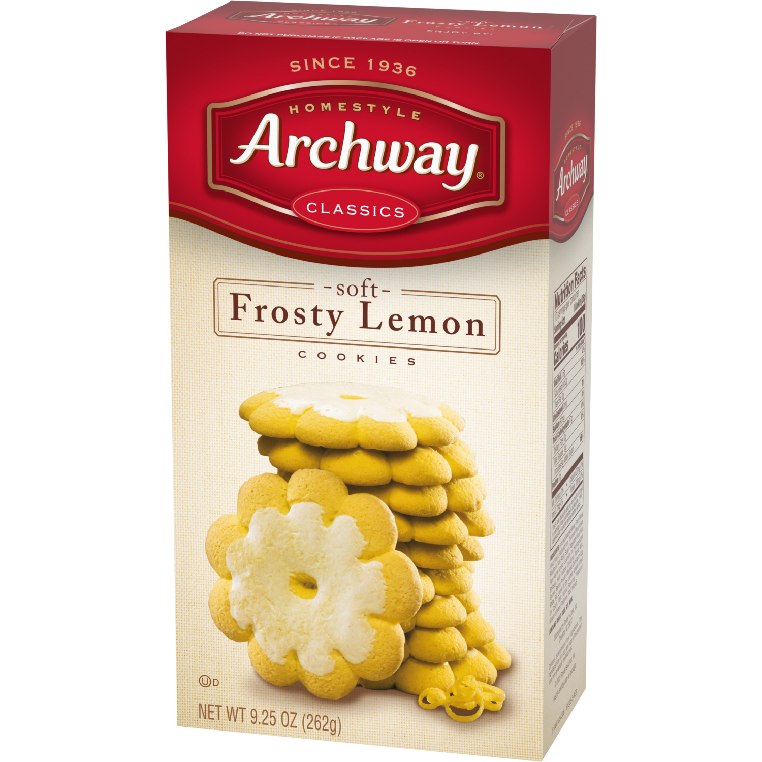 slide 3 of 5, Archway Cookies Frosty Lemon Soft Cookies, 9.25 oz