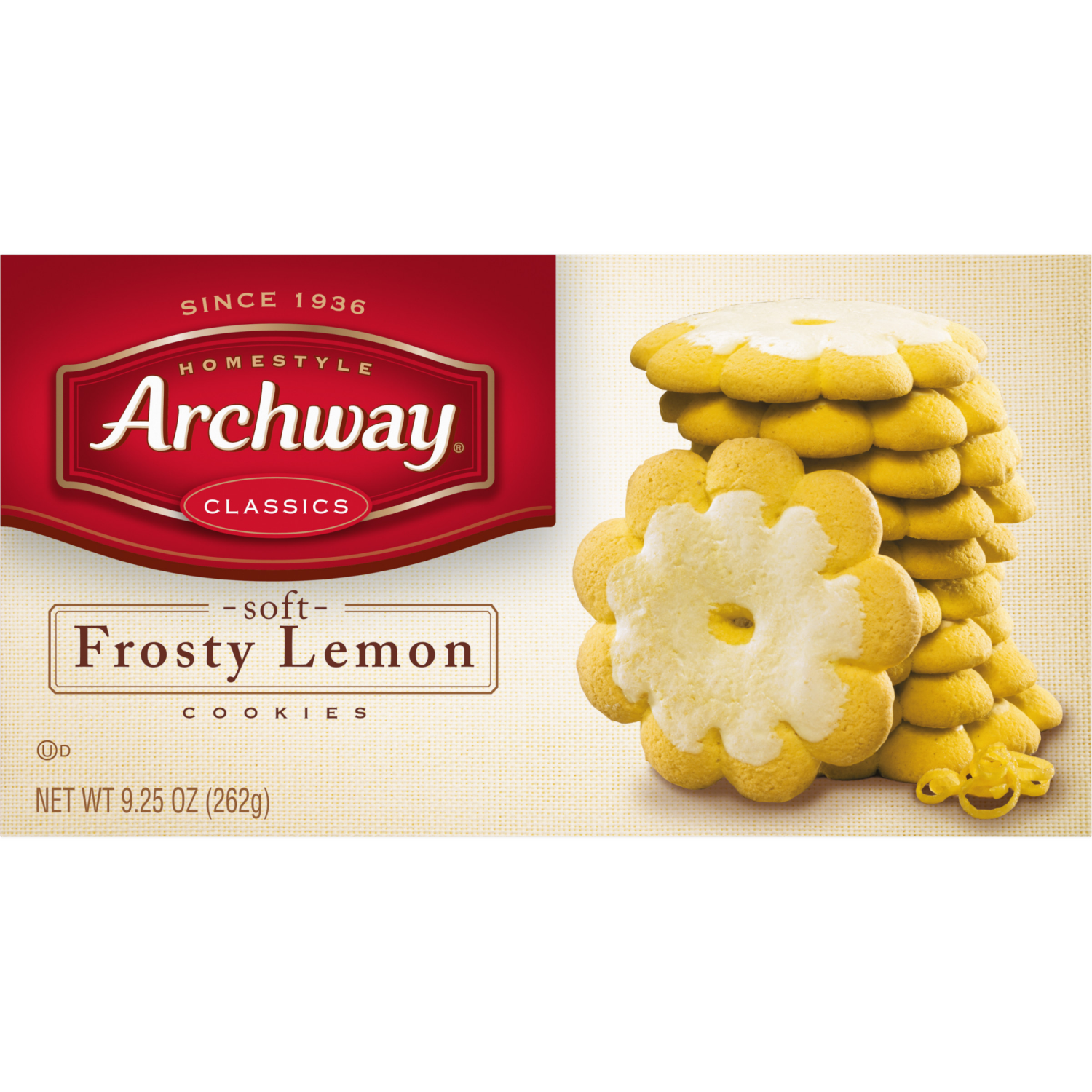 slide 5 of 5, Archway Cookies Frosty Lemon Soft Cookies, 9.25 oz