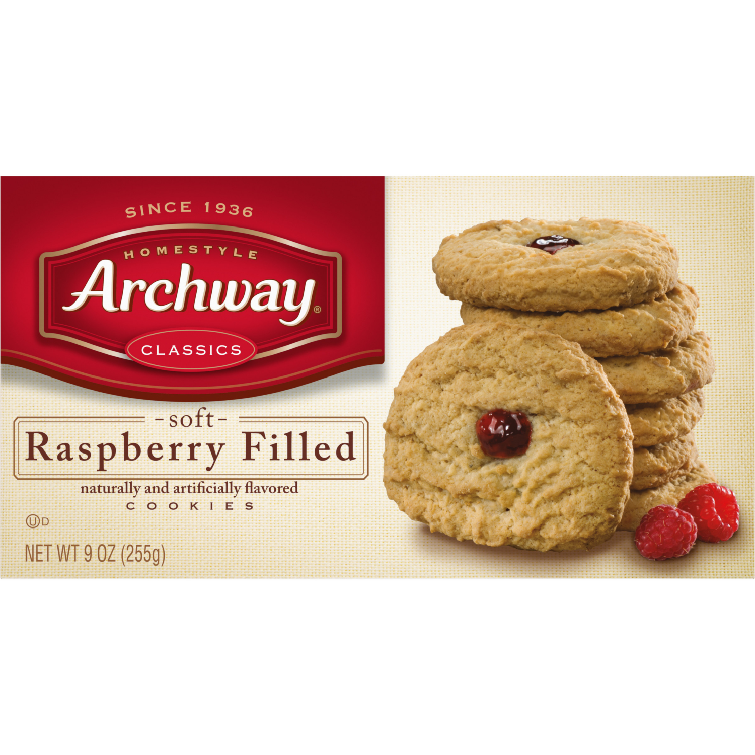 slide 5 of 5, Archway Cookies Raspberry Filled Cookies, 9.000 oz