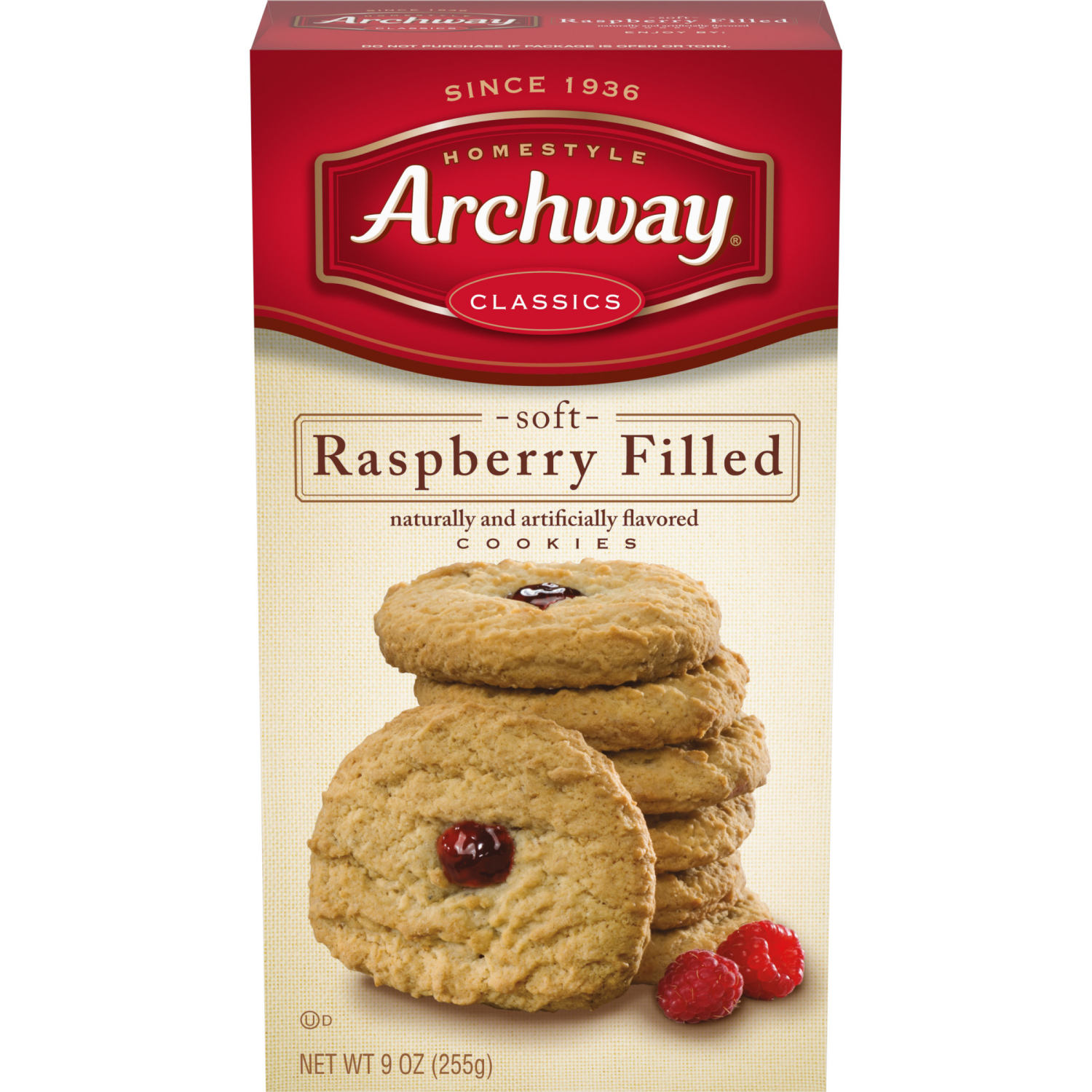 slide 1 of 5, Archway Cookies Raspberry Filled Cookies, 9.000 oz