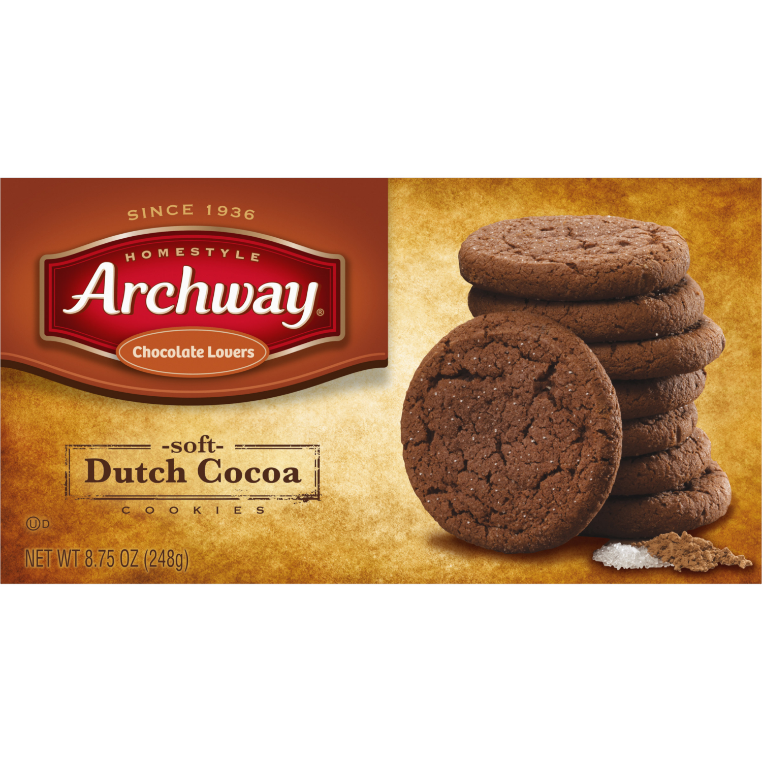 slide 2 of 3, Archway Cookies Soft Dutch Cocoa Cookies, 8.750 oz