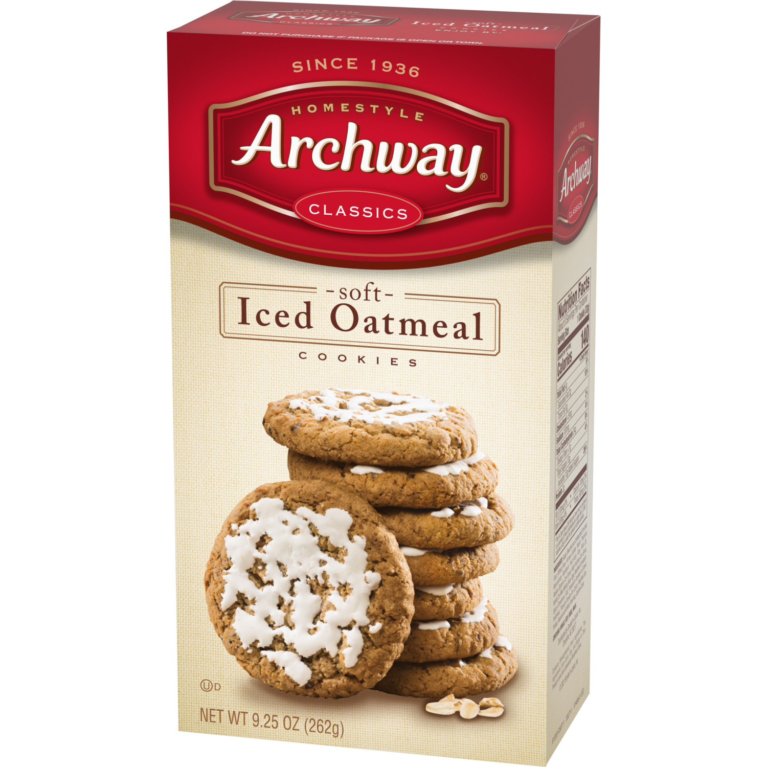 slide 3 of 5, Archway Cookies Iced Oatmeal Soft Cookies, 9.2 oz