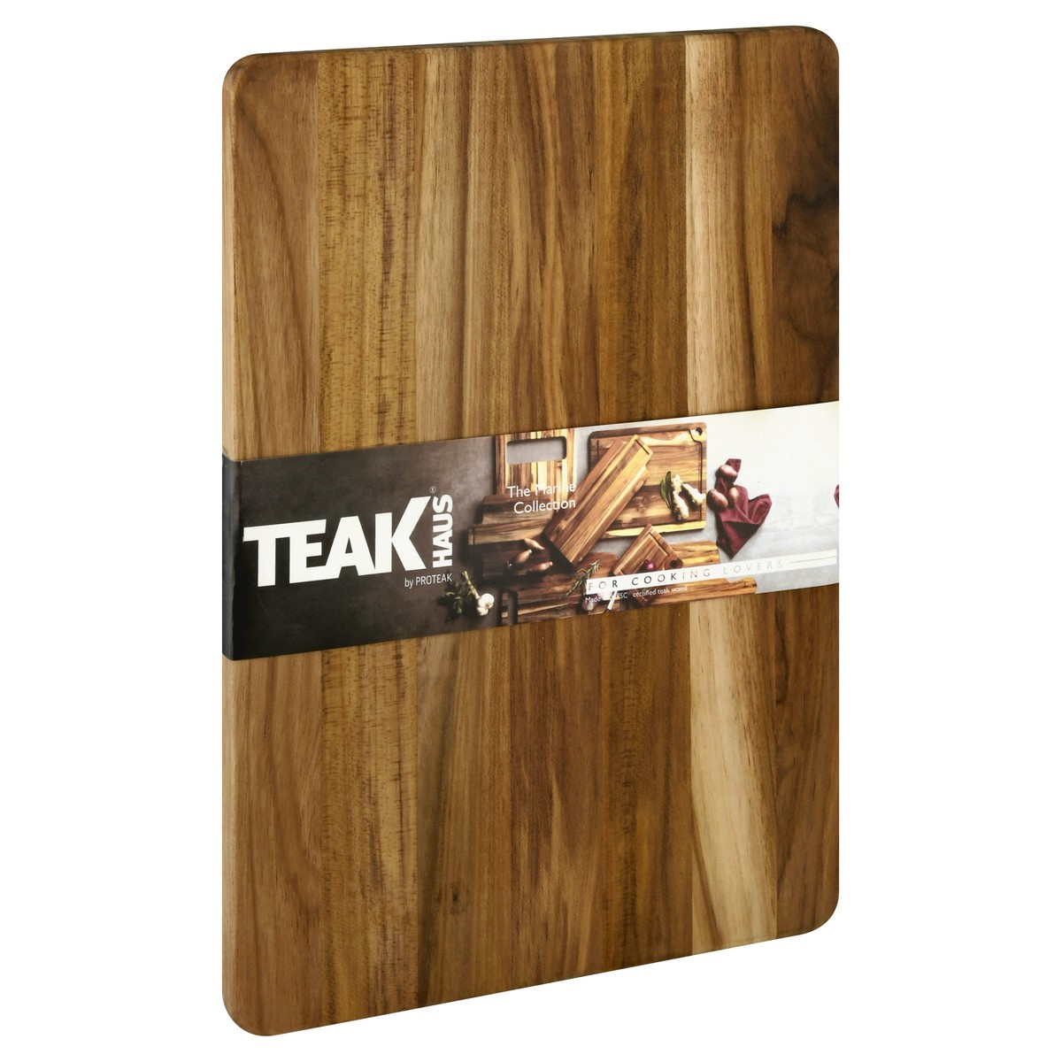 slide 2 of 11, Teakhaus Rectangle Cutting Board, 1 ct