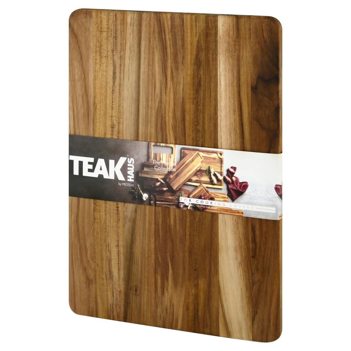 slide 4 of 11, Teakhaus Rectangle Cutting Board, 1 ct