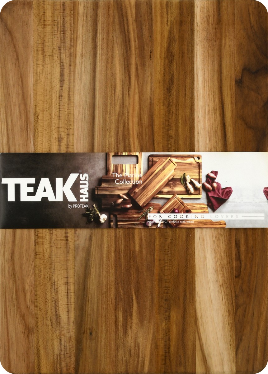 slide 11 of 11, Teakhaus Rectangle Cutting Board, 1 ct