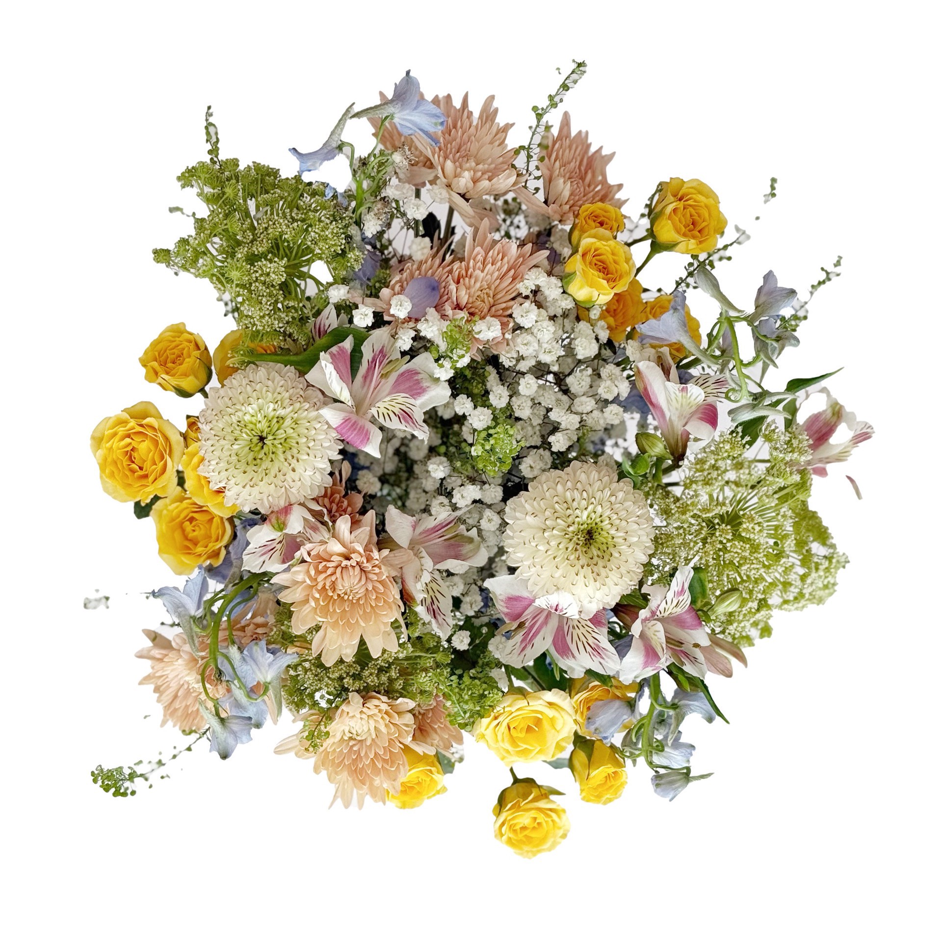 slide 1 of 1, BLOOMS by H-E-B Cottage Garden Flower Bouquet, 1 ct