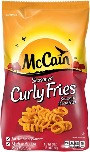 slide 1 of 7, McCain Seasoned Spiral Fries, 26 oz (Frozen Potatoes), 26 oz