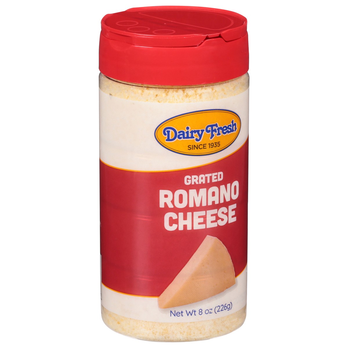 slide 3 of 13, Dairy Fresh Romano Grated Cheese 8 oz, 8 oz