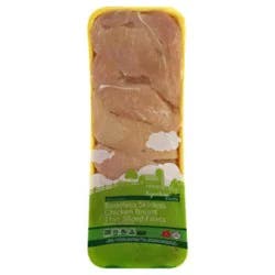 Signature Select Chicken Breast Boneless Skinless Thin Sliced - 2 Lb