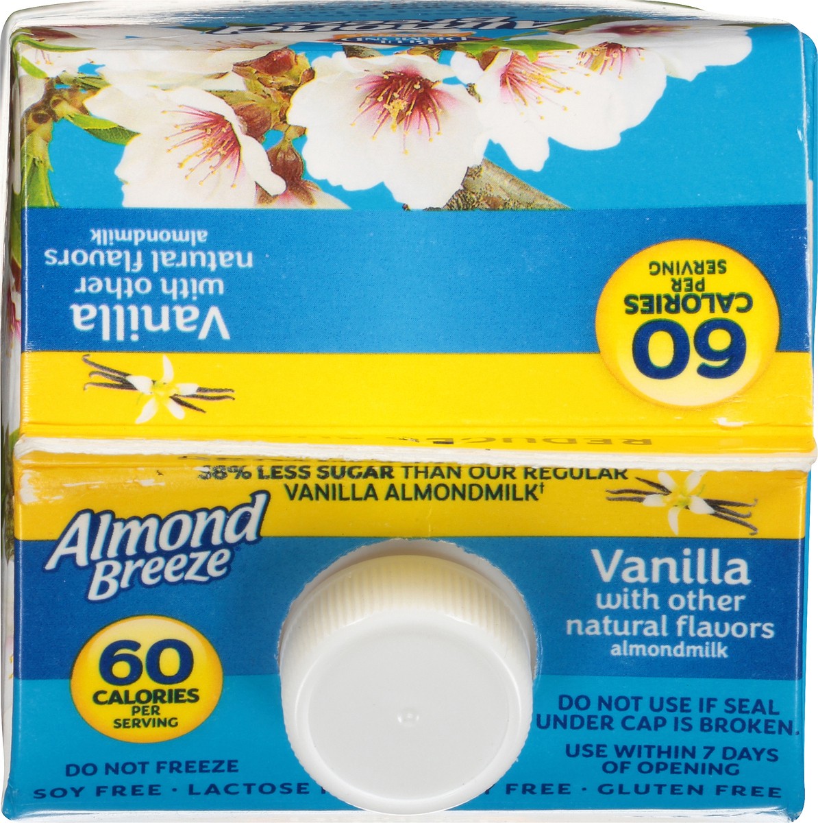 slide 13 of 13, Almond Breeze Reduced Sugar Vanilla Almondmilk 0.5 gl, 64 fl oz