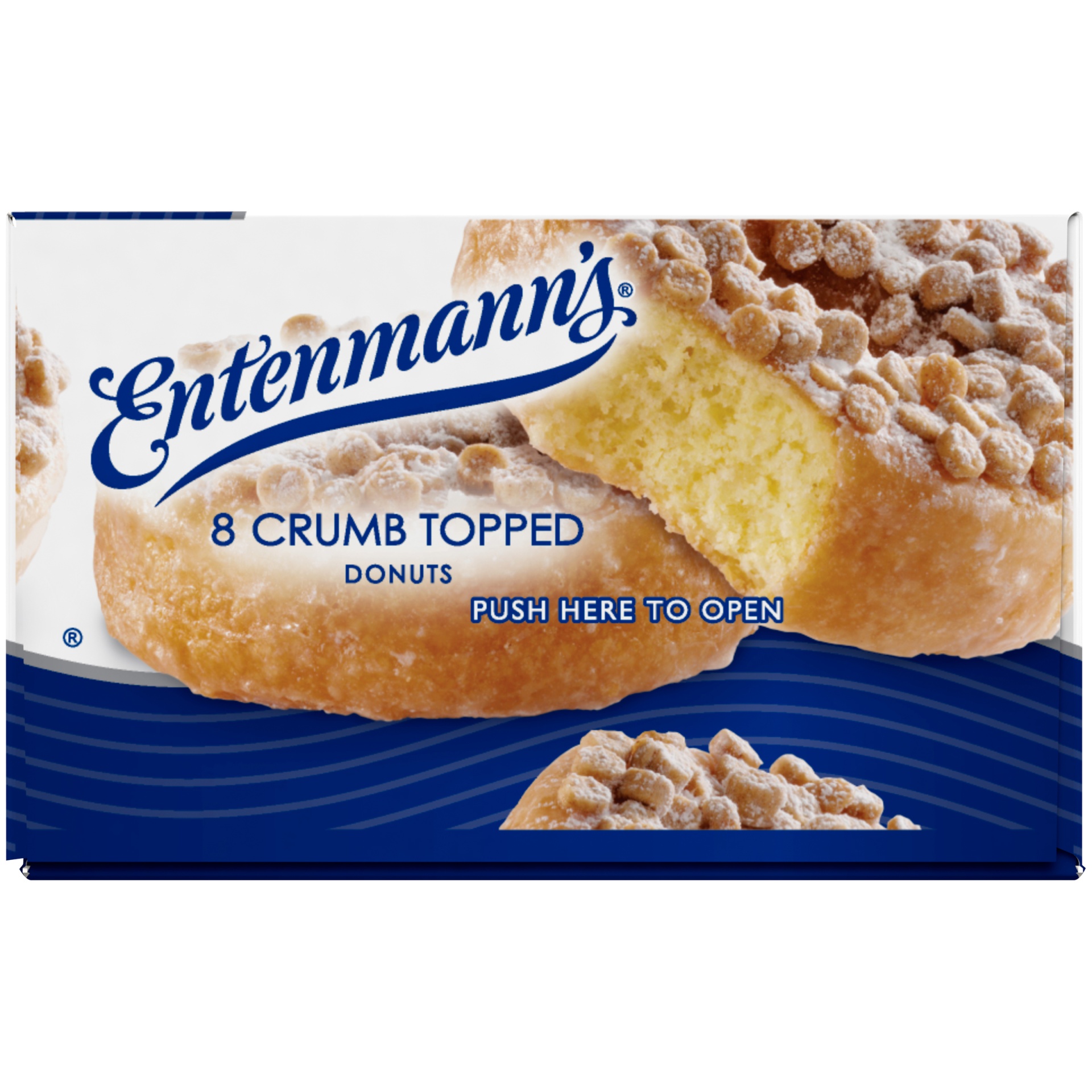 slide 6 of 9, Entenmann's Crumb Topped Donuts, 8 count, 8 ct