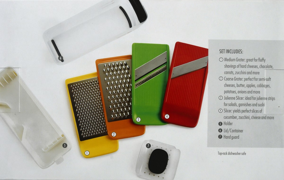 slide 8 of 11, OXO Good Grips Complete Grate & Slice Set 1 ea, 1 ea