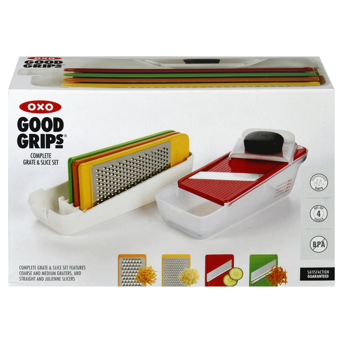 slide 1 of 11, OXO Good Grips Complete Grate & Slice Set 1 ea, 1 ea