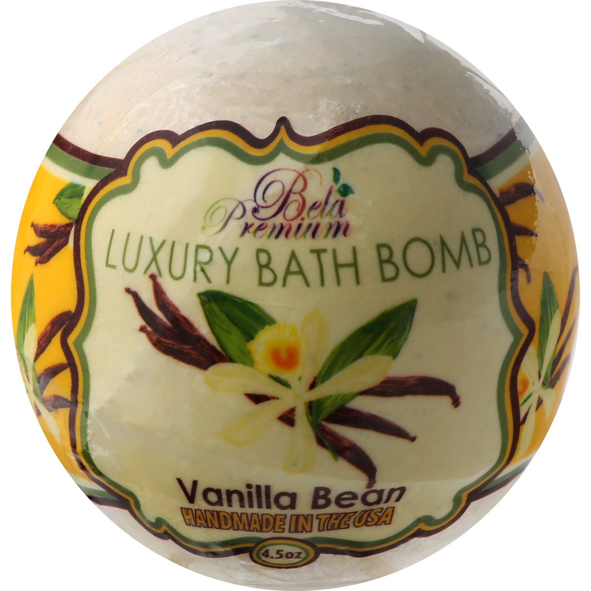 slide 6 of 9, Bela Premium Bath Bomb Vanilla Bean, 4.5 oz