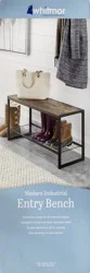 Whitmor Entryway Bench