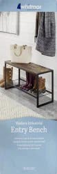 Whitmor Entryway Bench