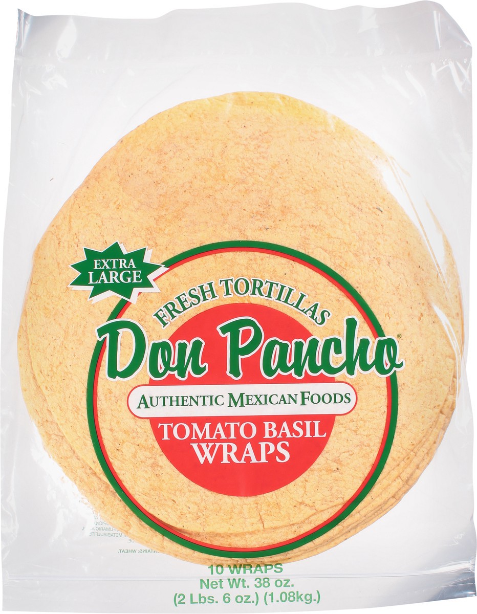 slide 9 of 11, Don Pancho Tomato Basil Wrap, 38 oz