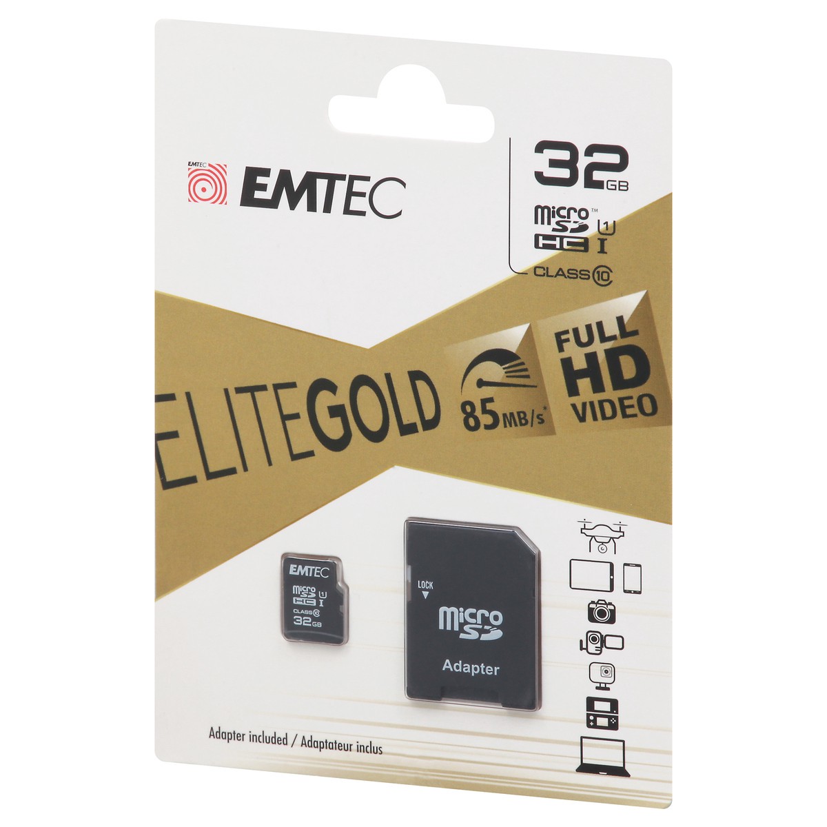 slide 3 of 11, Emtec 32 GB Class 10 MicroSD Adapter 2 1 ea, 1 ea