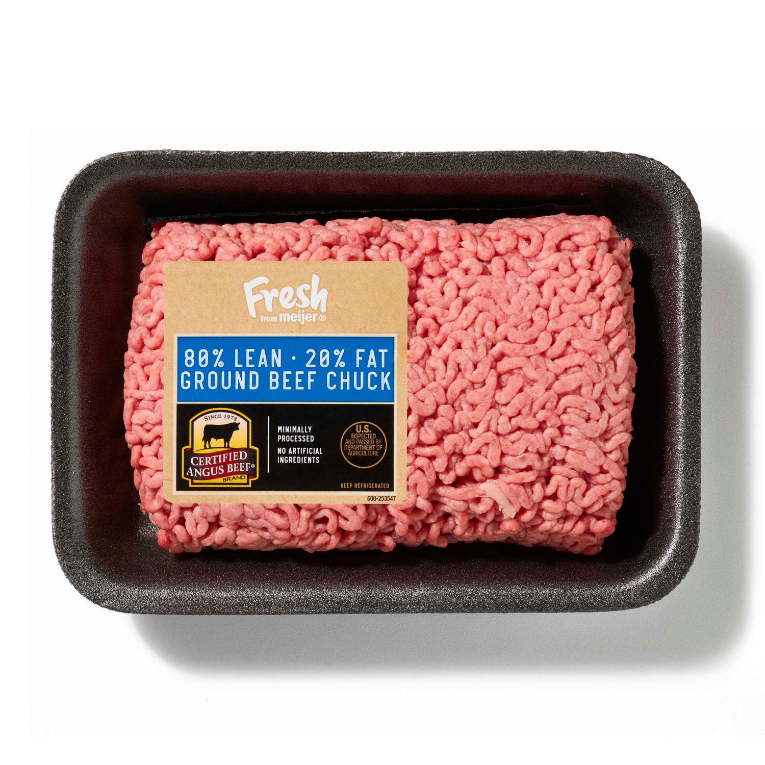 slide 1 of 5, Fresh From Meijer Ground Beef Chuck 80% Lean, per lb