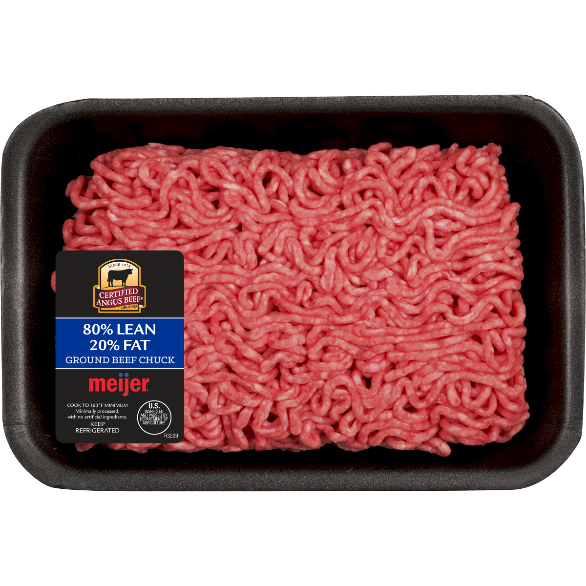 Fresh From Meijer Certified Angus Beef Ground Chuck Small Pack Per Lb Shipt