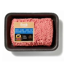 Fresh From Meijer Ground Beef Chuck 80% Lean