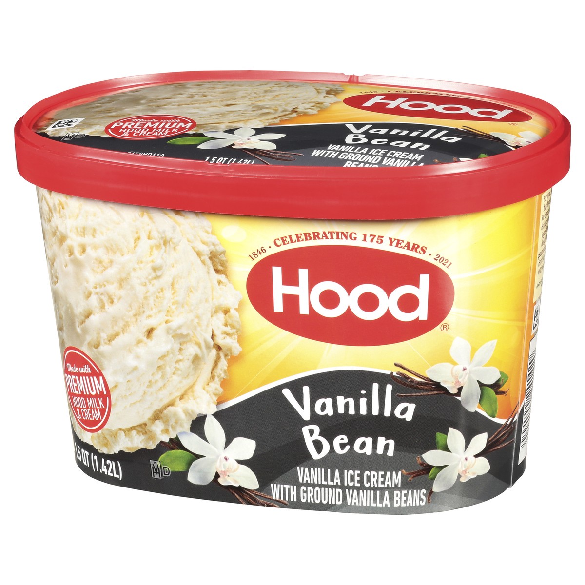 slide 2 of 10, Hood Vanilla Bean Ice Cream, 48 fl ozz