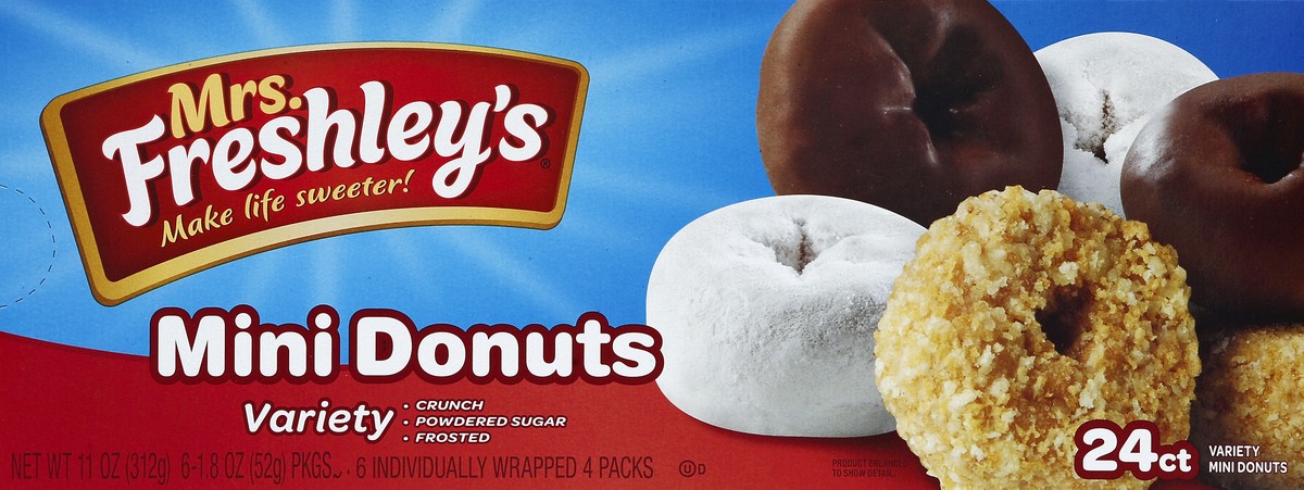 slide 4 of 4, Mrs. Freshley's Donuts 6 ea, 6 ct