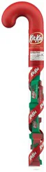 KIT KAT Miniatures Milk Chocolate Wafer, Christmas Candy Plastic Cane, 1.8 oz