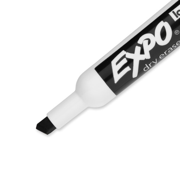 slide 2 of 9, Expo Low Odor Dry Erase Marker, Chisel Tip, Black, 36/Box, 1 ct