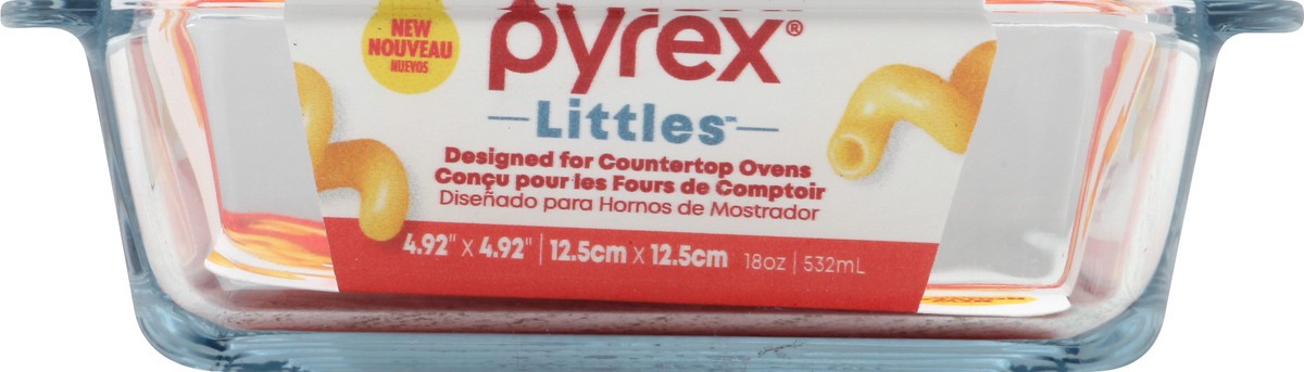 slide 3 of 6, Pyrex Little Square Glassware, 18 oz