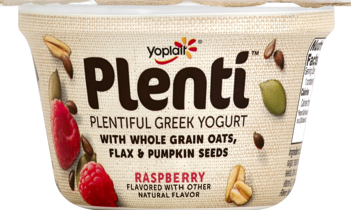 slide 5 of 6, Yoplait Plenti Raspberry Greek Yogurt, 5.5 oz