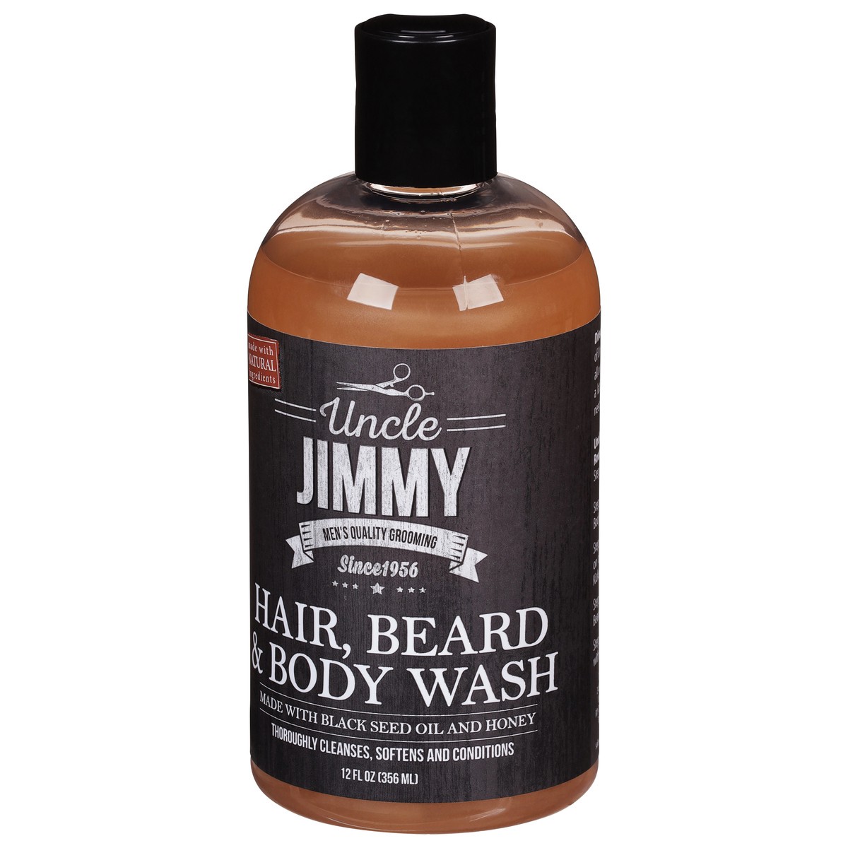slide 3 of 9, Uncle Jimmy Taliah Waajid Uncle Jimmy Hair Beard & Body Wash, 12 oz