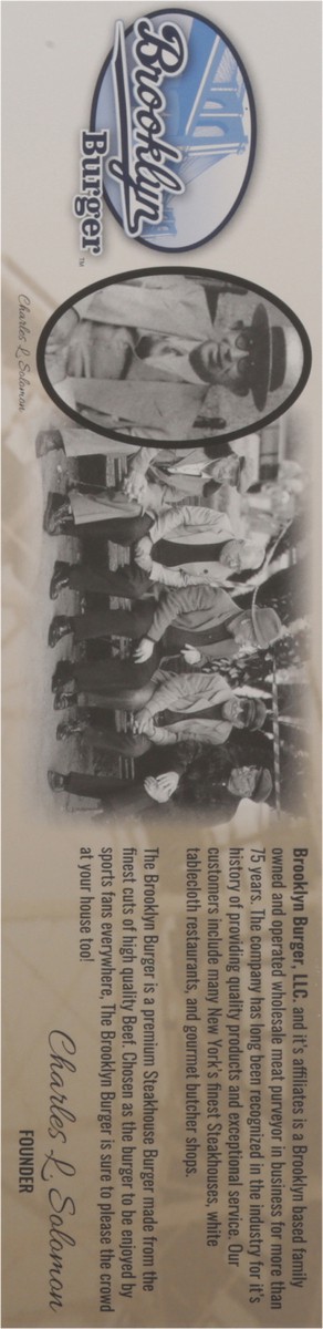 slide 4 of 9, Brooklyn Burger Original Steakhouse Burgers 6 - 0.3 lb Burgers, 6 ct