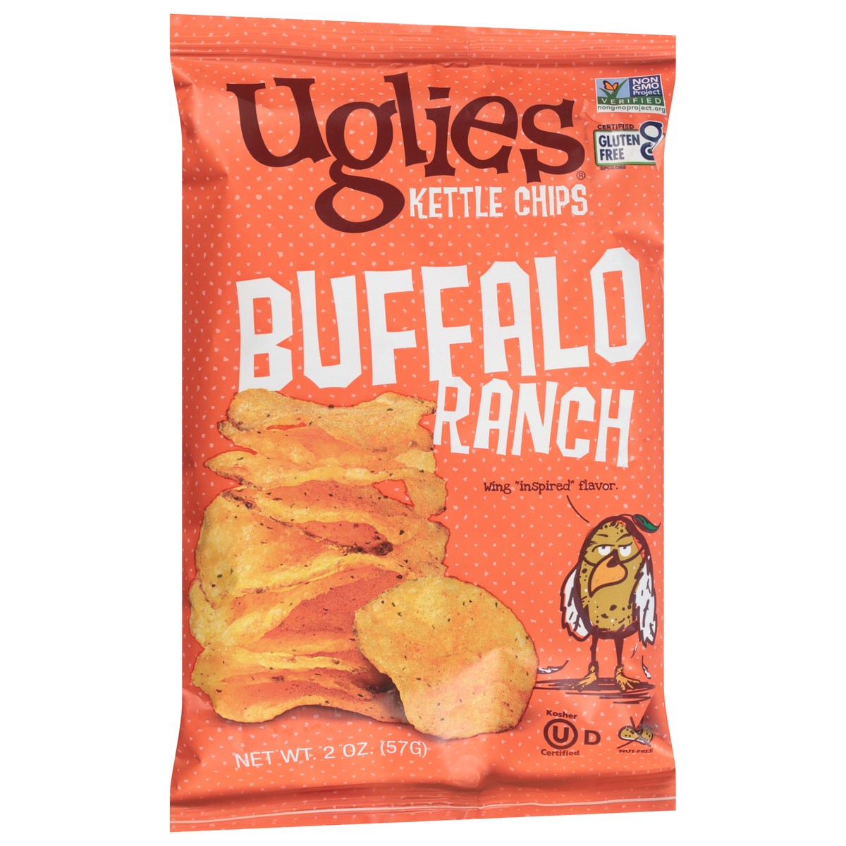 slide 7 of 13, Uglies Buffalo Ranch Kettle Chips - 2 oz, 2 oz