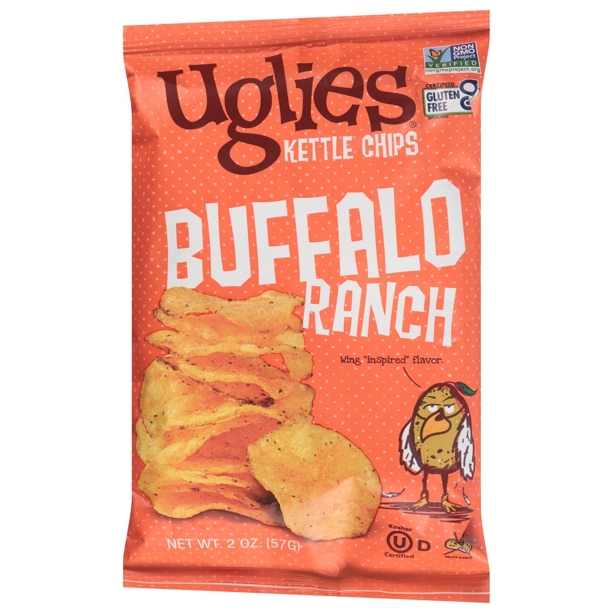 slide 6 of 13, Uglies Buffalo Ranch Kettle Chips - 2 oz, 2 oz
