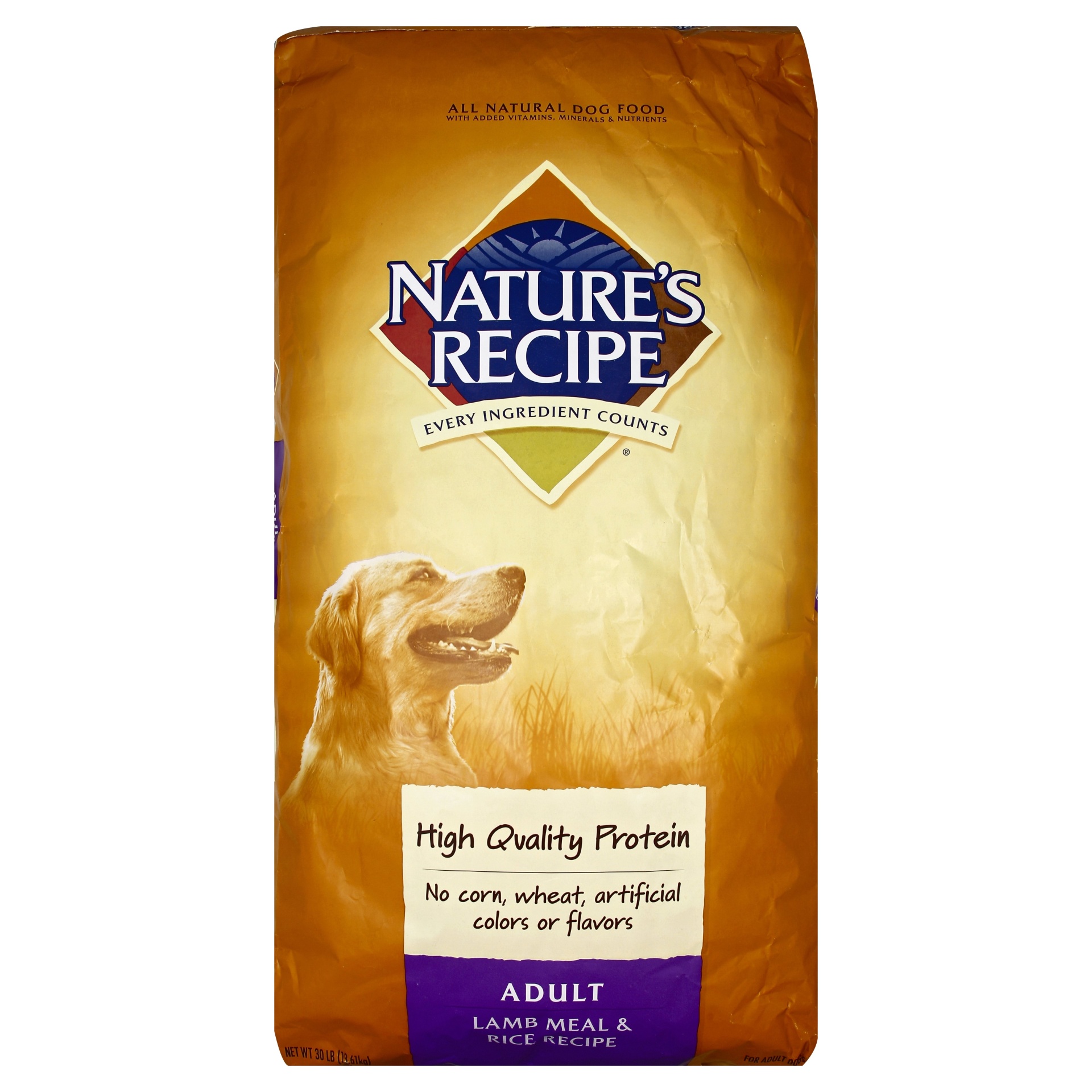 Nature's Recipe Lamb And Rice Flavor Dry Dog Food 30 lb Shipt