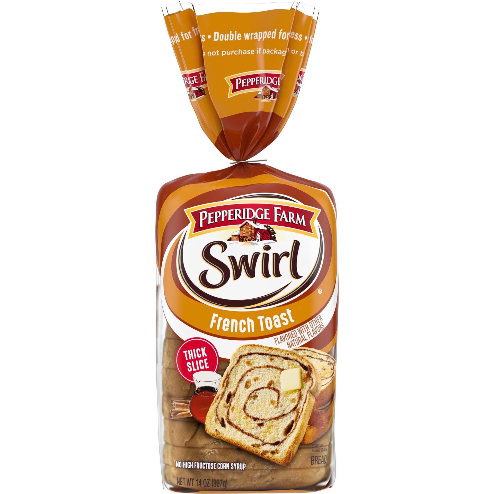 slide 1 of 8, Pepperidge Farm Swirl French Toast Breakfast Bread, 14 Oz Loaf, 14 oz