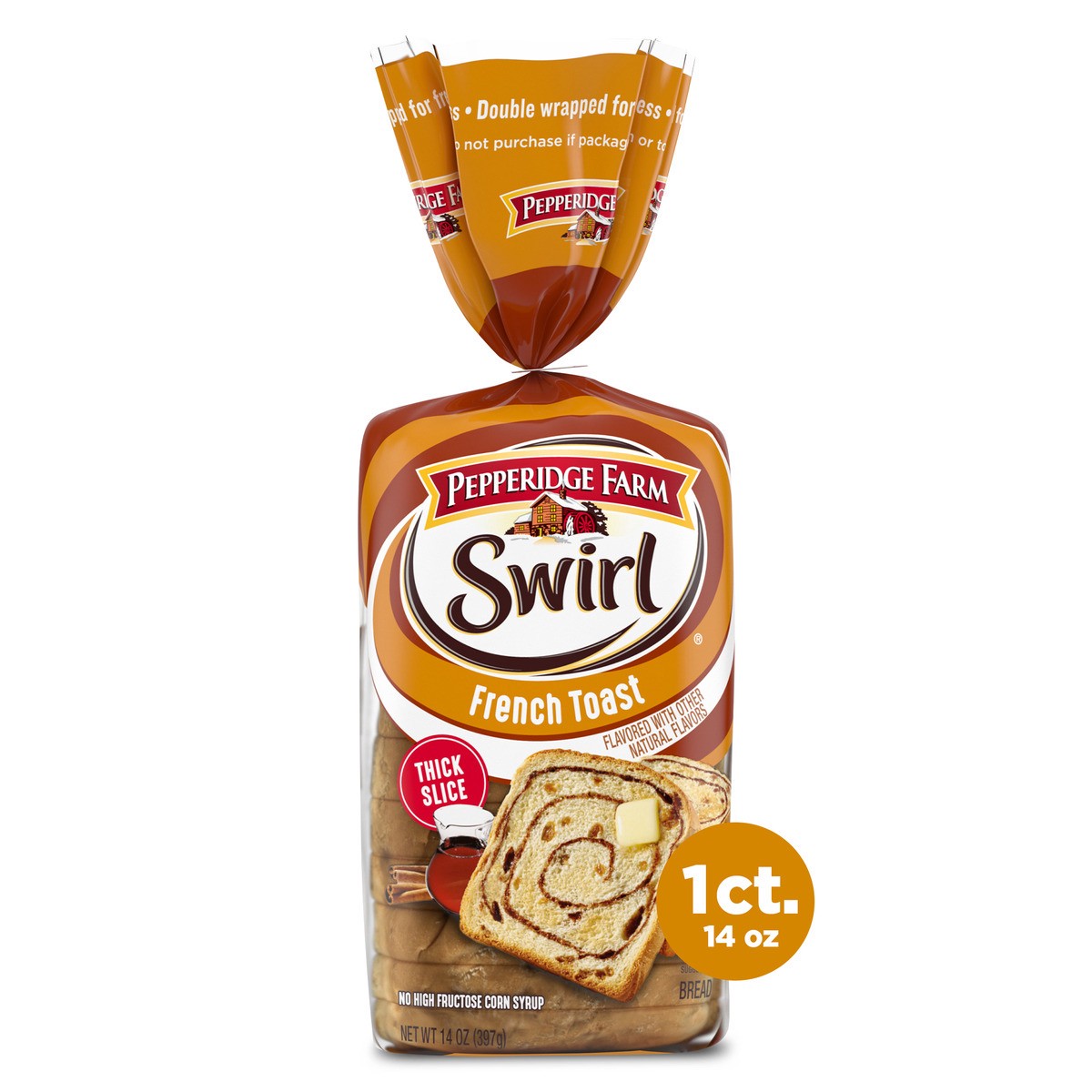 slide 1 of 8, Pepperidge Farm French Toast Swirl Bread, 14 oz
