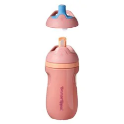 Tommee Tippee 9 oz Insulated Sporty Spout and Straw Multilid Cup - Pink